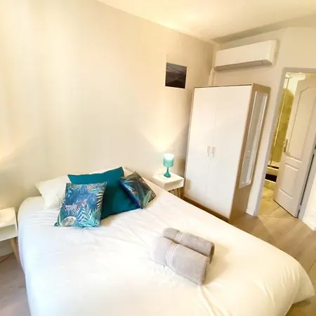Cosy 2 Bedrooms 2 Bathrooms - 1 Min Palais & Beaches Lägenhet *